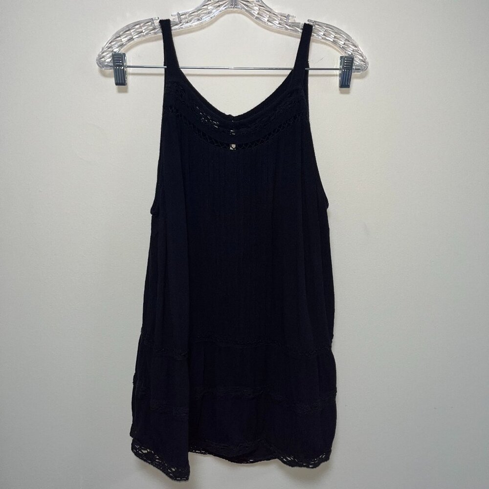 Maurices Black Sleeveless Tank Top Blouse